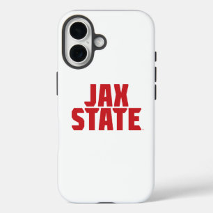 Coque Pour iPhone 16 Université d'État de Jacksonville JAX STATE Rouge