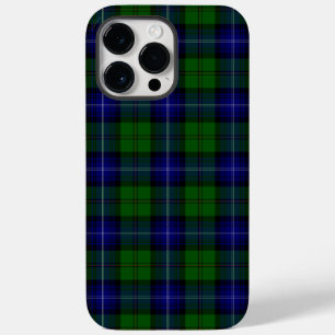 Coque Pour Pour iPhone 14 Pro Max Urquhart tartan bleu vert plaid