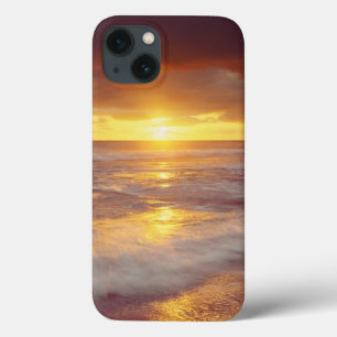 Etui iPhone 13 USA, Californie, San Diego. La plage de Sunset Cli