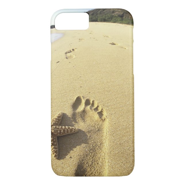 Coques Case-Mate iPhone USA, Hawaii, Maui, Makena Beach, Footprint et (Dos)