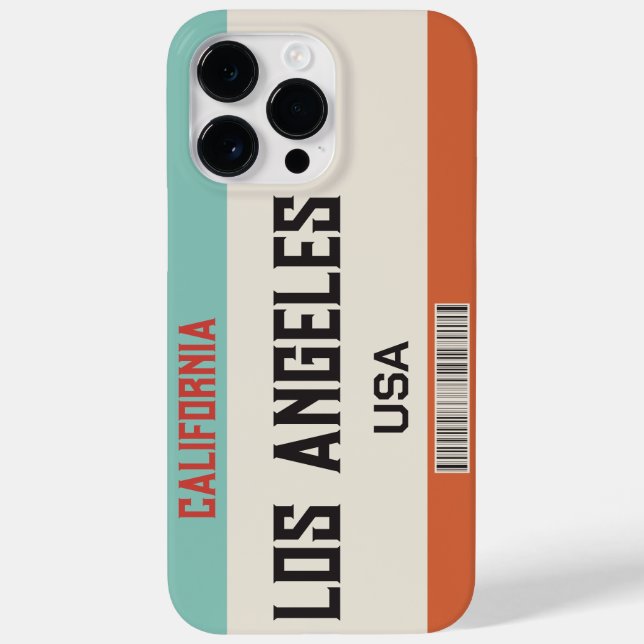 COQUES Case-Mate iPhone USA LOS ANGELES CALIFORNIA LISENCE PLAQUE (Verso)