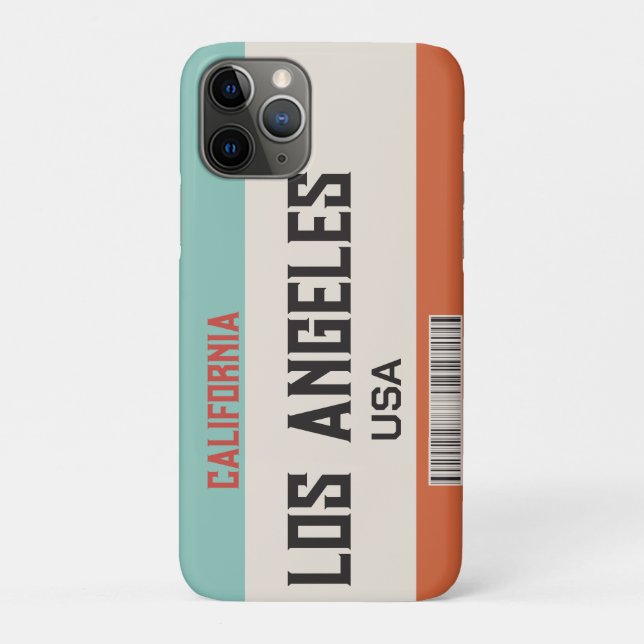 COQUES Case-Mate iPhone USA LOS ANGELES CALIFORNIA LISENCE PLAQUE (Dos)