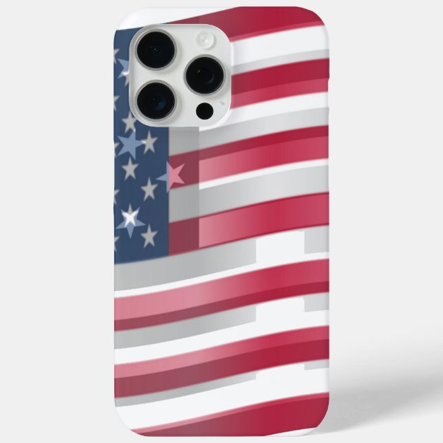 Coques Case-Mate iPhone USA Unites : Stripes & Stars en Gras Design (Verso)