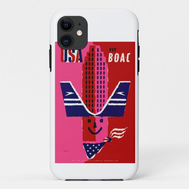 Coques Case-Mate iPhone USA ~ Vol BOAC (Dos)
