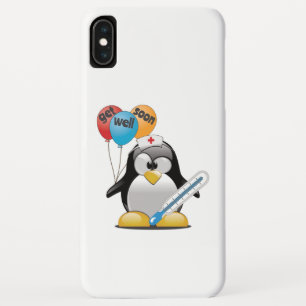 Case-Mate iPhone Case Va-t'en bientôt. Infirmière de pingouin.