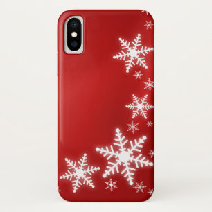 Etui iPhone Case-Mate Vacances de rouge de flocons de neige