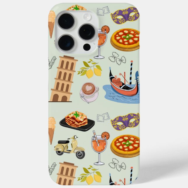 Coques Case-Mate iPhone Vacances parfaites en Italie (Verso)