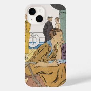 Coques Pour iPhone Vacances Rétro, Passagers de Paquebot sur le Pont