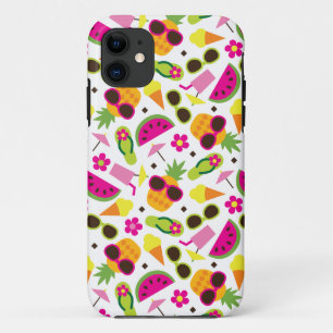 Coque Case-Mate Pour iPhone Vacances tropicales Motif sans couture