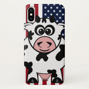 Coques Pour iPhone Vache américaine