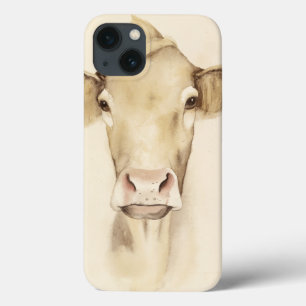 Etui iPhone Case-Mate Vache aux animaux   de grange d'aquarelle