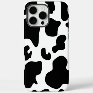Coques iPhone 16 Pro Max Vache noire et blanche