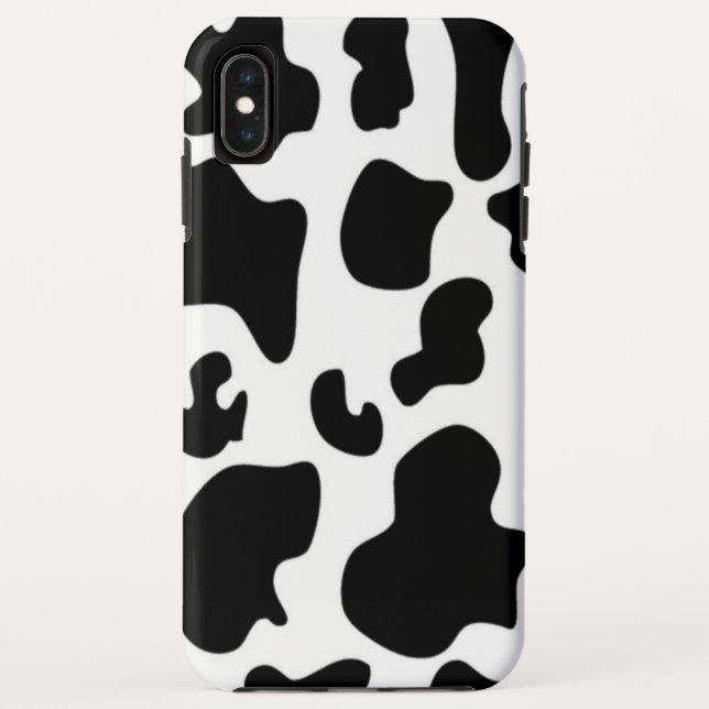 Coques Case-Mate iPhone Vache noire et blanche (Dos)