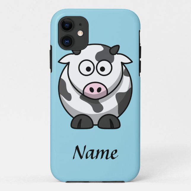 Coques Case-Mate iPhone Vache personnalisée à bande dessinée (Dos)