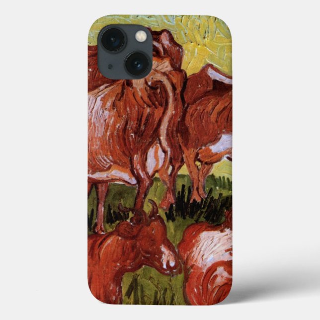 Coques Case-Mate iPhone Vaches (après Jordaens) par Vincent van Gogh (Verso)