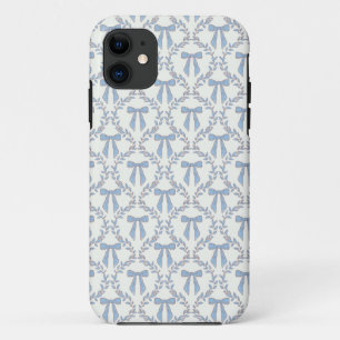Case-Mate iPhone Case Vaches Coquette Bleues, Trellis, Preppy