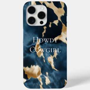 Coque iPhone 15 Pro Max Vachette dorée Brown de l'Ouest