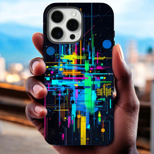 Coques iPhone 16 Pro Max Vague couleur Abstraite