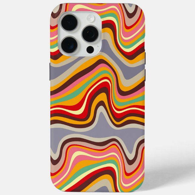 Coques Case-Mate iPhone vague rétro disco (Verso)