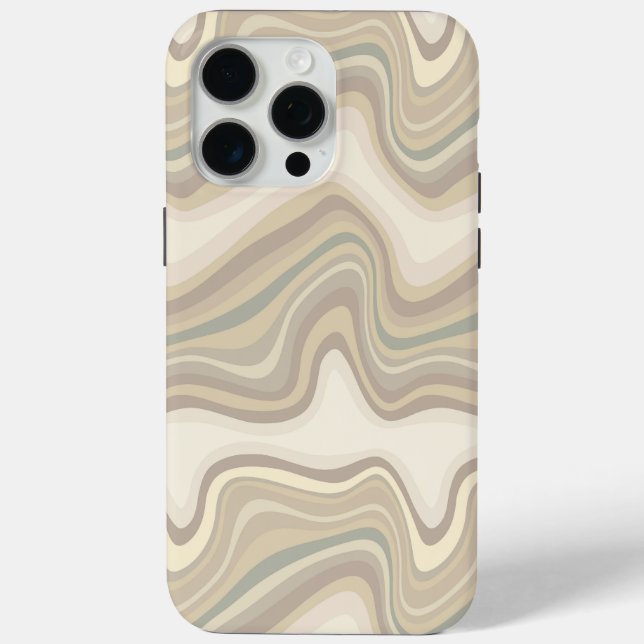 Coques Case-Mate iPhone vague rétro neutre (Verso)