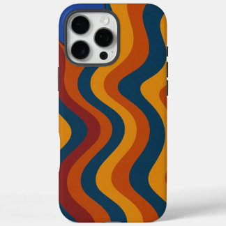 Coques iPhone 16 Pro Max Vagues Abstraites colorées Coque-Mate