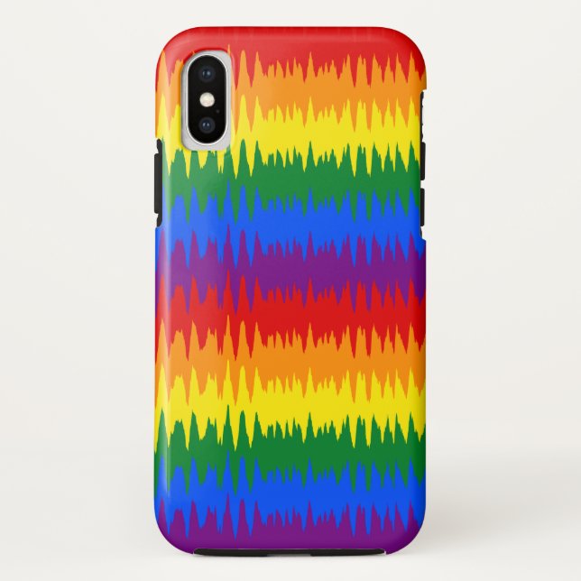 Coques Case-Mate iPhone Vagues arc-en-ciel (Dos)