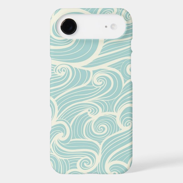 Coques Case-Mate iPhone Vagues bleues (Verso)