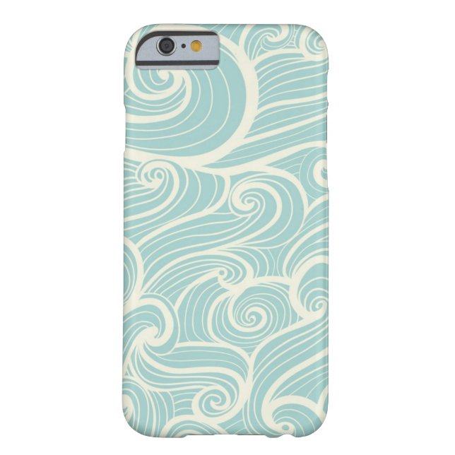 Coques Case-Mate iPhone Vagues bleues (Dos)