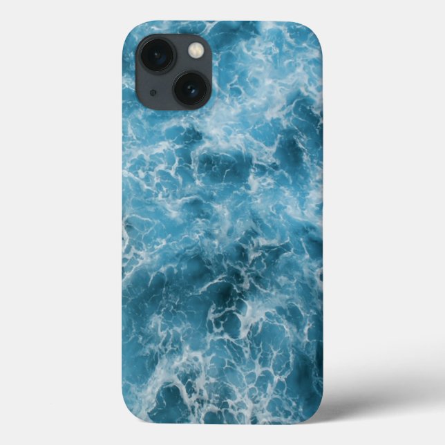 Coques Case-Mate iPhone Vagues de l'océan bleu (Verso)