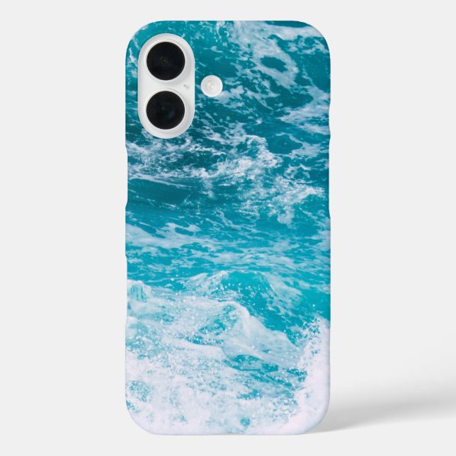 Coques Case-Mate iPhone Vagues de l'océan bleu (Verso)