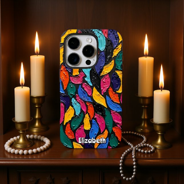 Coques Case-Mate iPhone Vagues florales Pastel (Créateur téléchargé)