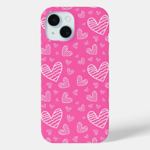 Coque Pour iPhone 15 Valentin rose
