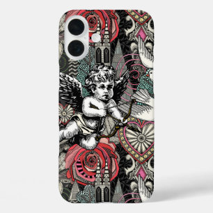 Coques iPhone 16 Plus valentine maximalisme col sombre