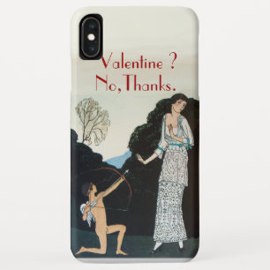 COQUE Case-Mate POUR iPhone VALENTINE ? NON, MERCI / RÉTRO ANTI SAINT-VALENTIN