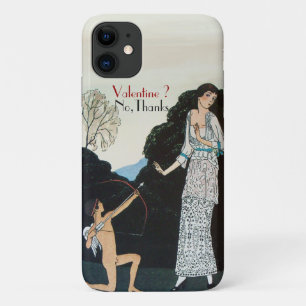 COQUE iPhone 11 VALENTINE ? NON, MERCI /RETRO ANTI VALENTINE'S DAY