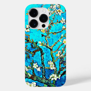 Coque Pour iPhone 14 Pro Van Gogh - Fleurs d'amandes, peinture célèbre,