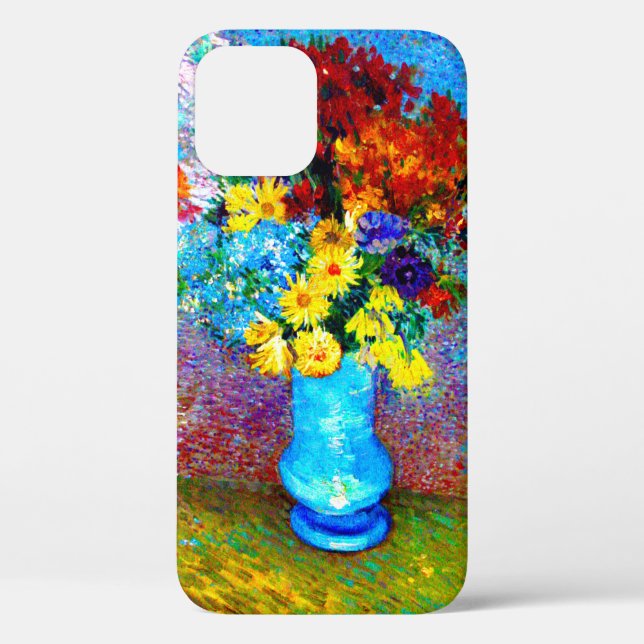 Coques Case-Mate iPhone Van Gogh Flowers dans un Vase Bleu (Verso)