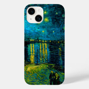 Coque Pour iPhone 14 Van Gogh Nuit étoilée sur le Rhône
