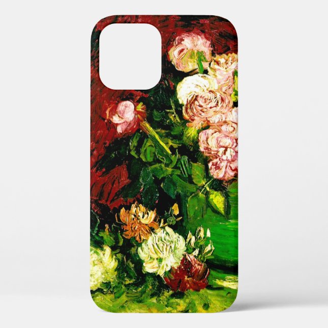 Coques Case-Mate iPhone Van Gogh Peonies et Roses (Verso)