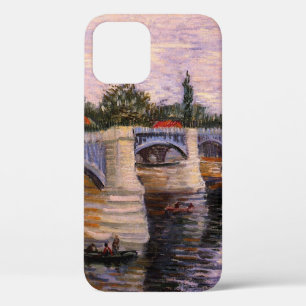 Coque iPhone 12 Van Gogh Seine River avec Pont del Grande Jette