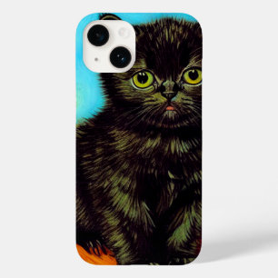 Coque Pour iPhone 14 Van Gogh Style Pouting Kitten