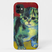 Van Gogh Tabby Cat