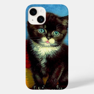 Coque Pour iPhone 14 Van Gogh Tuxedo Cat