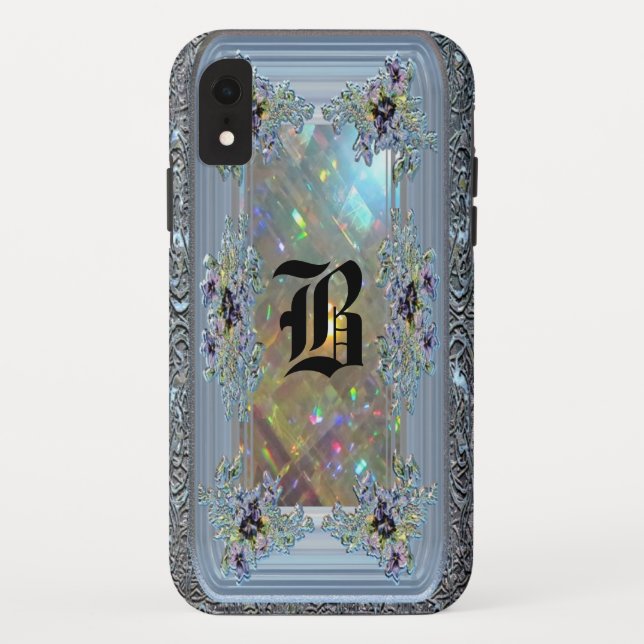 Coques Case-Mate iPhone Vanfleet Victorian Girl XR Monogramme (Dos)