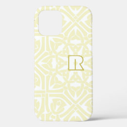 Case-Mate iPhone Case Vanille classique et blanc cadre élégant Texte rou