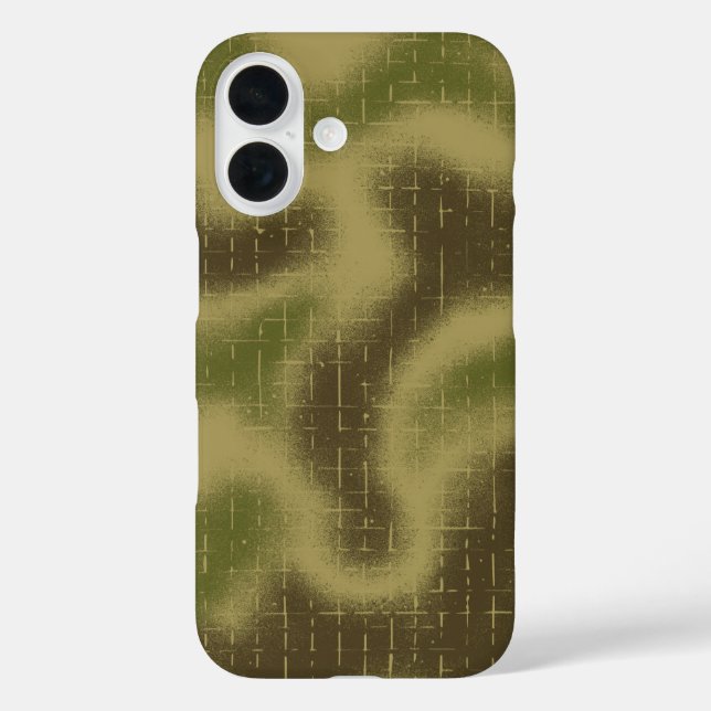 Coques Case-Mate iPhone Vaporisateur Peint Tactical Camo Motif Vert (Verso)