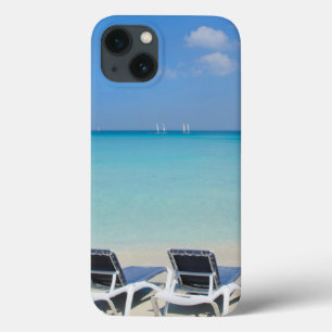 Coques Pour iPhone Varadero, Cuba. Sand And Beach Chairs