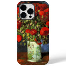 Vase avec des pavots rouges par Vincent Van Gogh