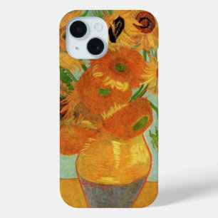 Coque Pour iPhone 15 Vase avec douze tournesols par Vincent van Gogh