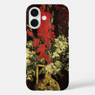 Coque Pour iPhone 16 Vase avec Gladioli, oeillets de Vincent van Gogh